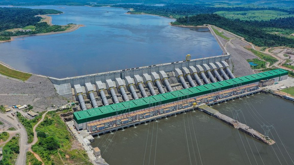 Exportação de energia gerada por usinas hidrelétricas do Brasil soma 847 MW entre janeiro e agosto de 2023 — Foto: UHE Belo Monte