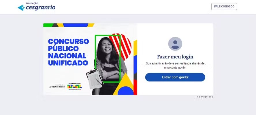 Concurso Nacional Unificado: site apresenta instabilidade no primeiro ...