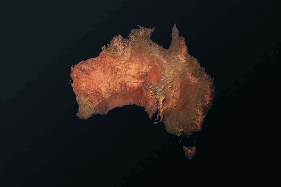 Austrália pode abrigar cratera de maior arteroide a cari na Terra — Foto: Getty Images
