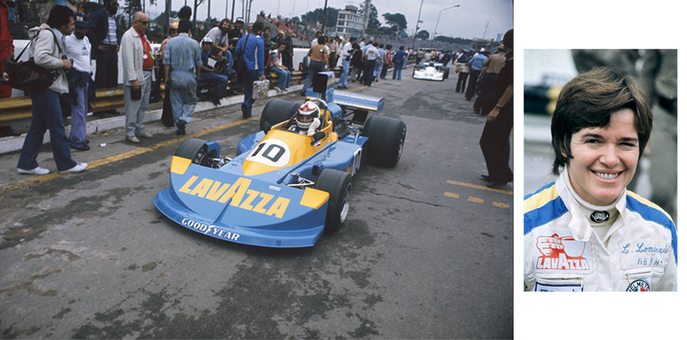 Lella Lombardi chegou em 14° lugar no Grande Prêmio do Brasil de 1976, em Interlagos — Foto: BBC News fonte