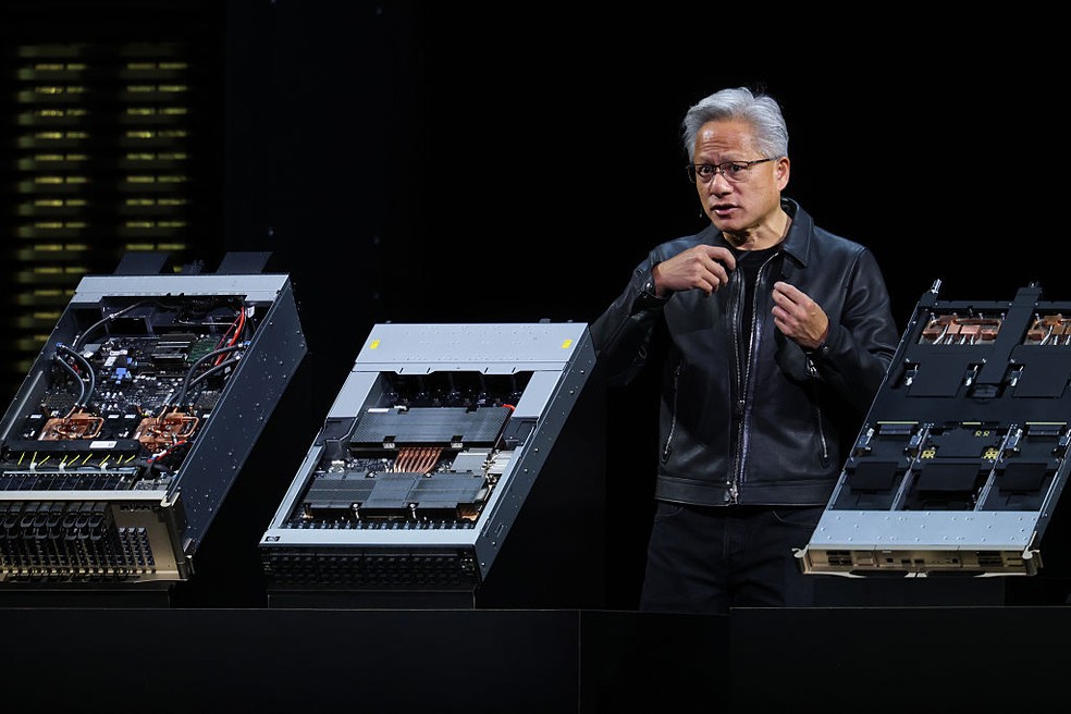 Jensen Huang, CEO da Nvidia — Foto: Getty Images