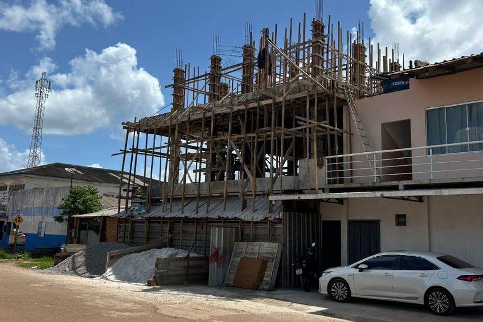 Novas construções se espalham também na área central da cidade — Foto: Edenilson Moura/Acervo Pessoal