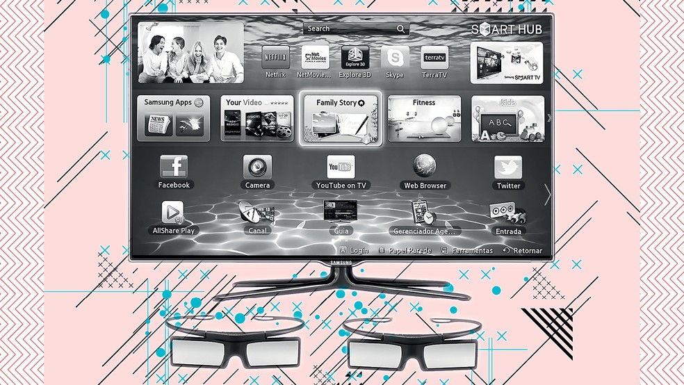 TV 3D  — Foto: Divulgação