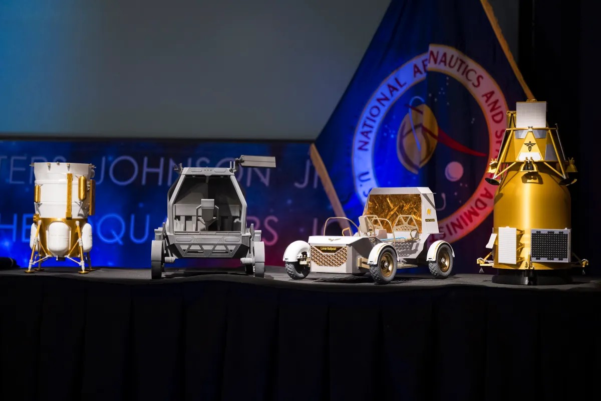 NASA investe 440 milhões em novos veículos lunares até 2028