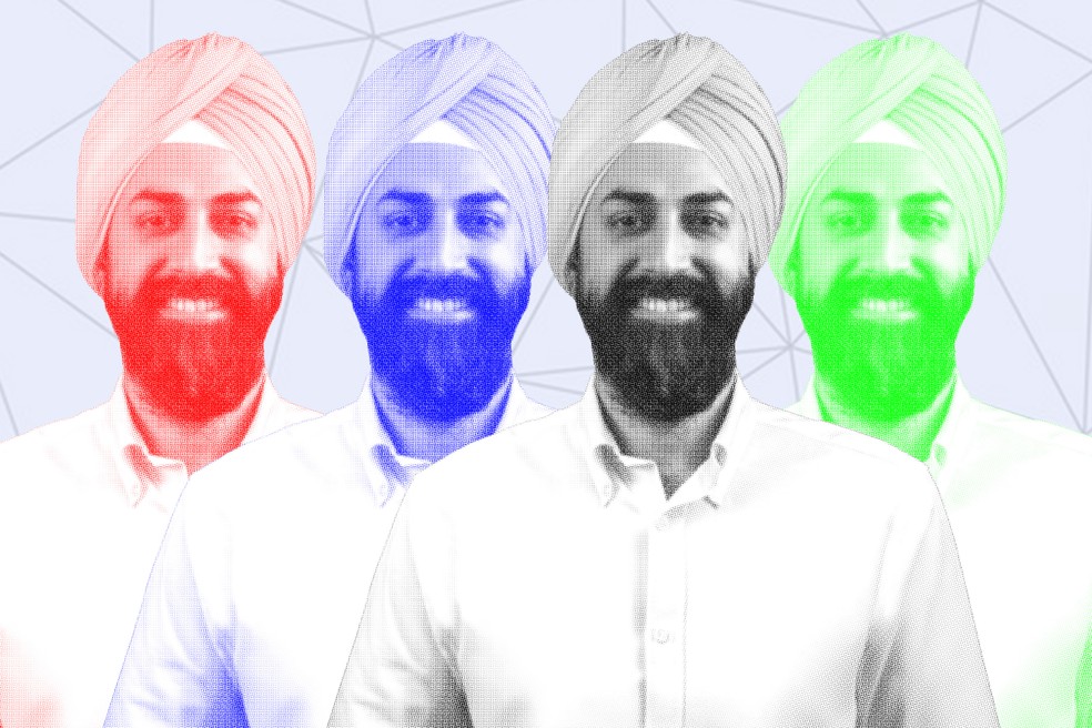 O empreendedor Sundeep Sahni — Foto: Foto: Divulgação - Arte: Clayton Rodrigues