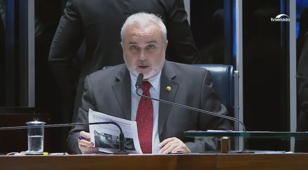 Jean Paul Prates será o novo presidente da Petrobras — Foto: Reprodução/TV Senado