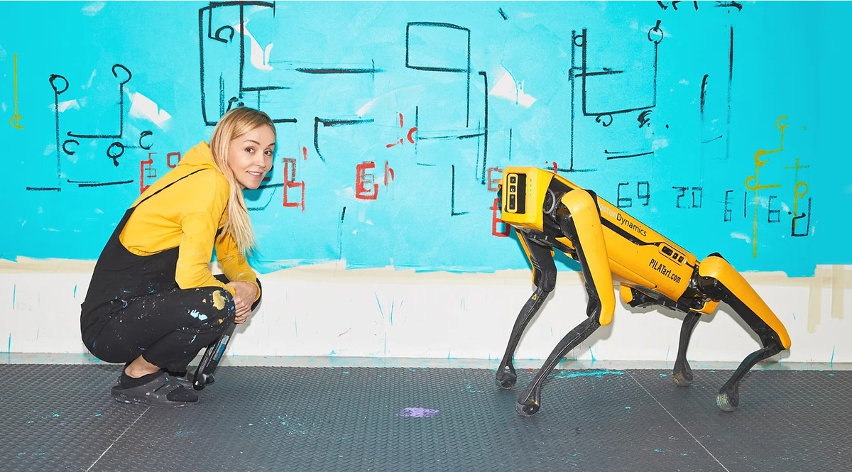 ロボット犬の絵を描くアーティストを紹介 | テクノロジー