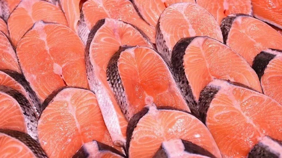 Criação extensiva de salmão já traz impactos ambientais muito negativos aos mares, exemplifica pesquisador — Foto: BBC