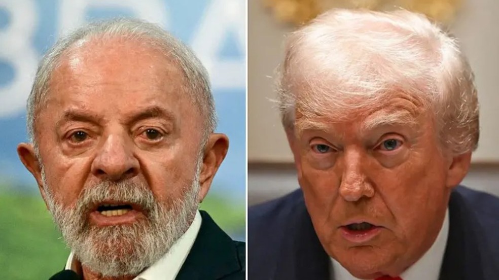 Ligação aconteceu por volta de 12h e durou cerca de 40 minutos, segundo Palácio do Planalto — Foto: Pablo PORCIUNCULA e Andrew CABALLERO-REYNOLDS / AFP via Getty Images/BBC