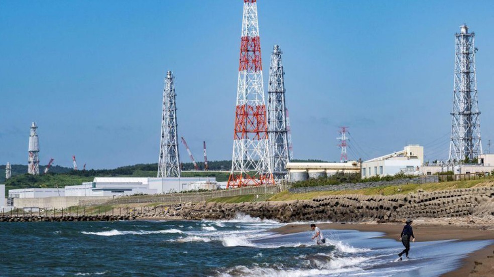 A usina nuclear de Kashiwazaki-Kariwa possui a maior capacidade instalada do mundo — Foto: Getty Images via BBC News