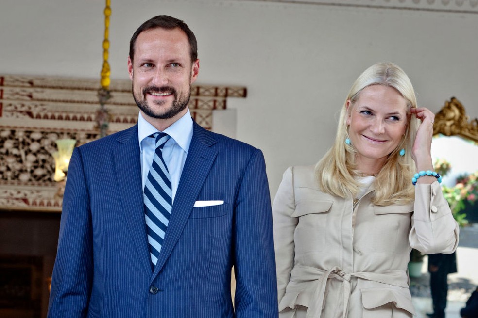 Príncipe Haakon e princesa Mette-Marit — Foto: Getty Images