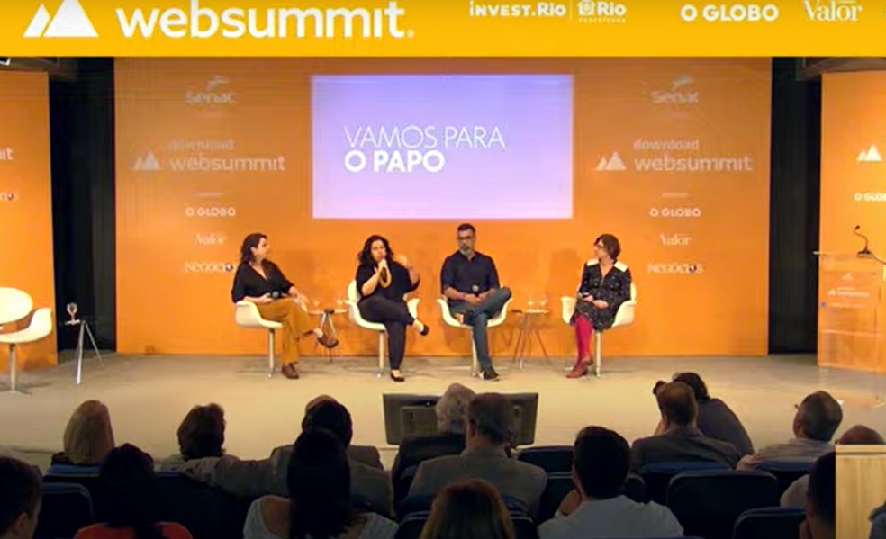 Evento Download Web Summit aconteceu nesta quarta-feira (14), no Rio — Foto: Reprodução