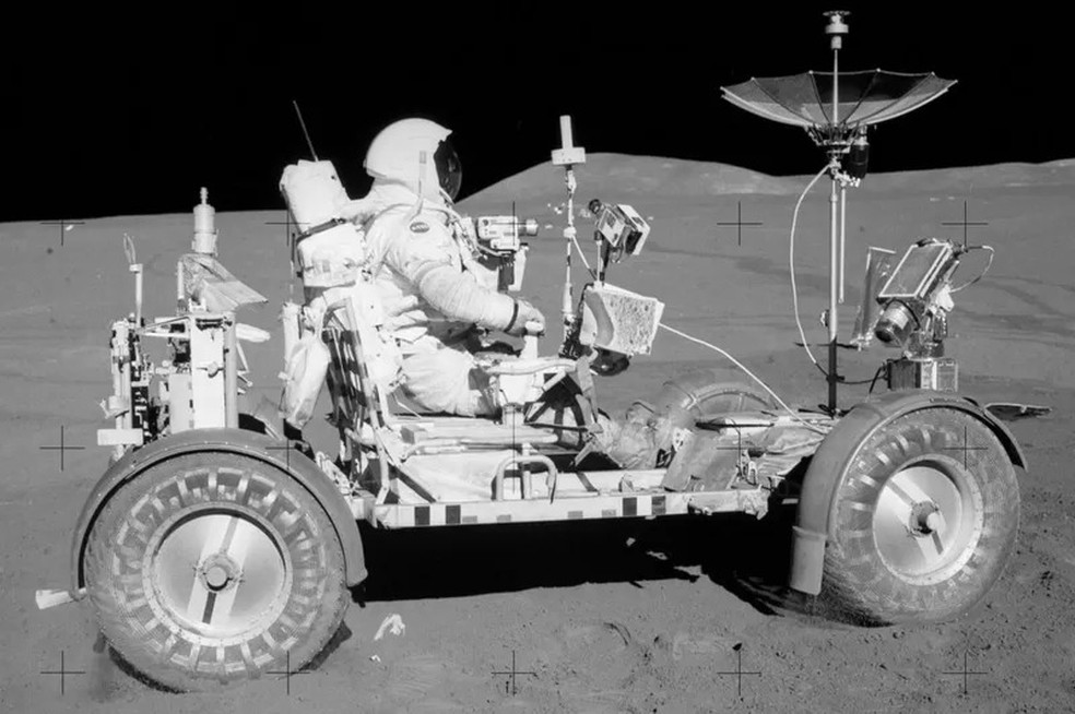 Já se passaram 50 anos desde que a Nasa enviou missões à Lua pela última vez — Foto: NASA via BBC News