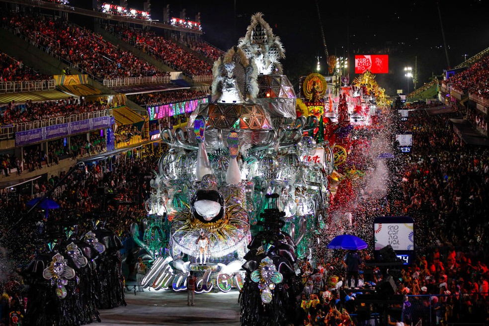 Carnaval na Sapucaí em 2022 — Foto: Getty Images