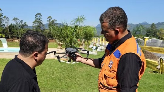 Inédito no Brasil, Escritório de Drones de Desastres faz mapeamento de cidades atingidas pela chuva no RS
