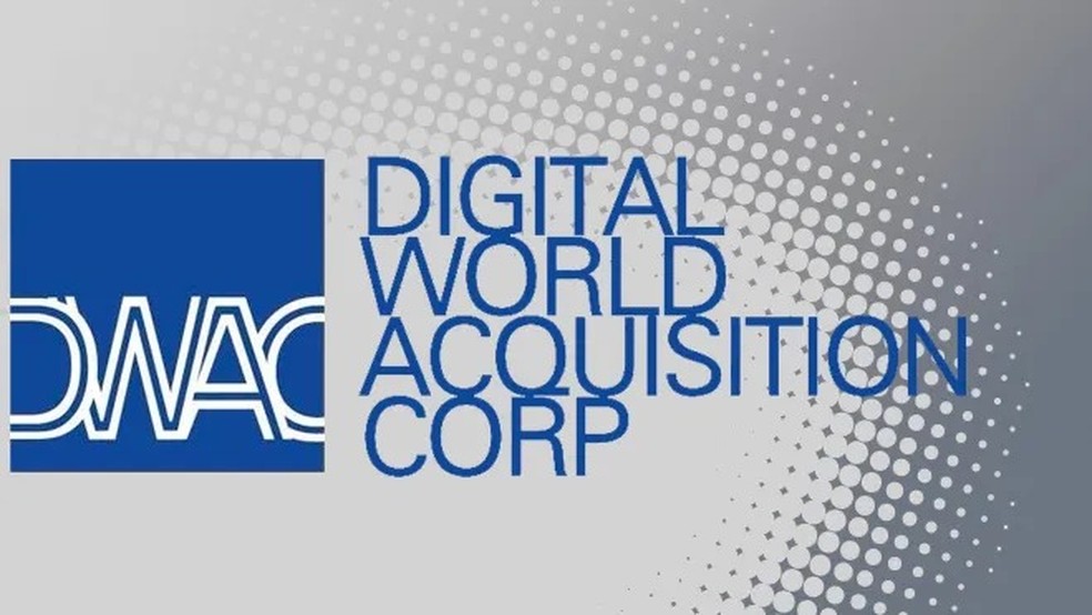 Ações da Digital World Acquisition Corp, que fez acordo para se unir com a empresa de mídia de Donald Trump chegaram a cair 5% nesta sexta-feira — Foto: Divulgação