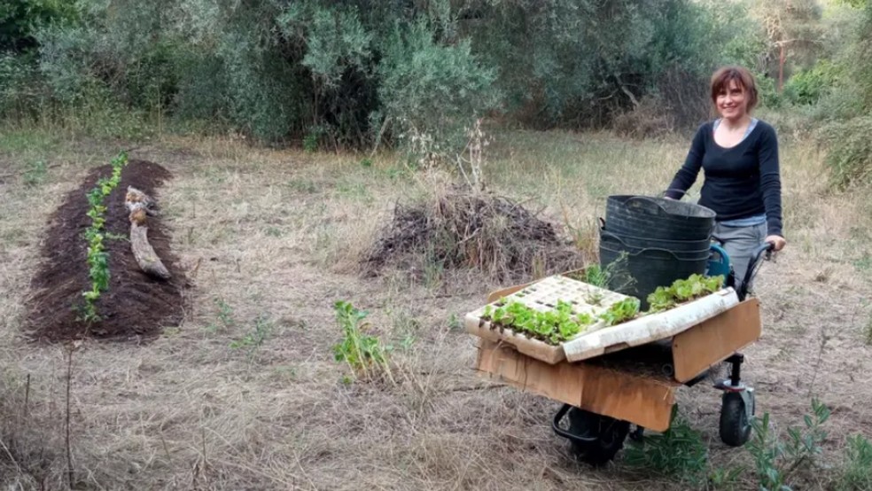 A busca por uma melhor qualidade de vida e por mais contato com a natureza também é um fator importante para muitos dos que decidiram se mudar para uma área rural, como Ainara — Foto: Cortesia/BBC News