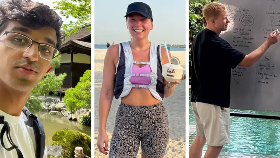 Jovens estão se mudando do Reino Unido para trabalhar — Foto: Arquivo pessoal via BBC News