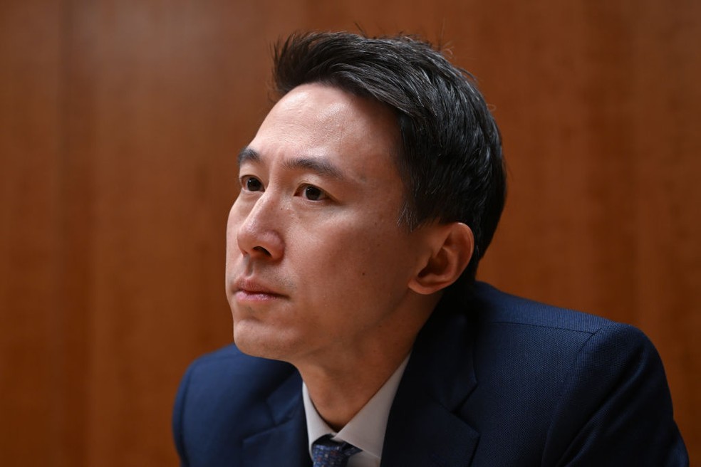 Shou Zi Chew é o CEO do TikTok  — Foto: Getty Images 