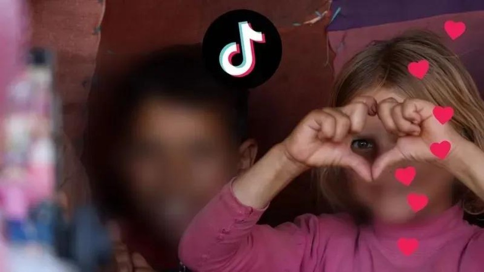 Crianças estão fazendo transmissões ao vivo por horas implorando por presentes no TikTok (Foto: BBC) — Foto: Epoca Negocios
