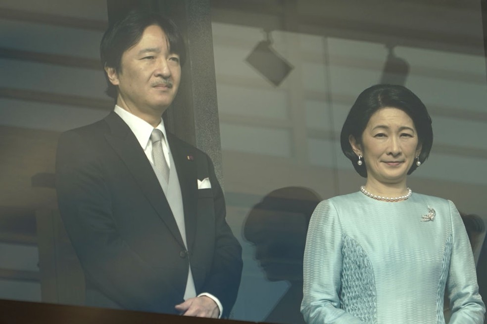 Príncipe Akishino e princesa Kiko, do Japão — Foto: Getty Images