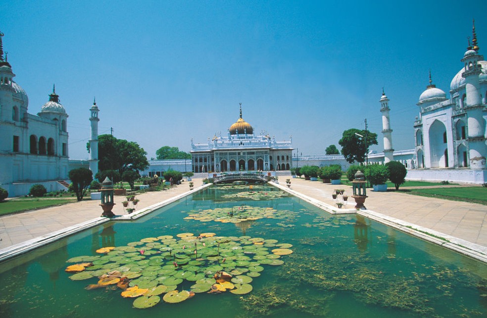 Palácio Imambara Hussainabad Mubarak, em Lucknow, na Índia — Foto: DEA/M. Borchi/Getty Images