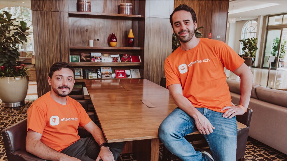 Willian Menegali e Fernando Ribeiro, cofundadores da Alinea Health — Foto: Divulgação