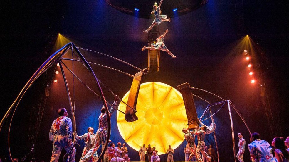 Hollywood se encantou com os espetáculos do Cirque du Soleil — Foto: BBC News fonte