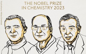 Nobel de Química vai para trio que desenvolveu pontos quânticos e alavancou nanotecnologia