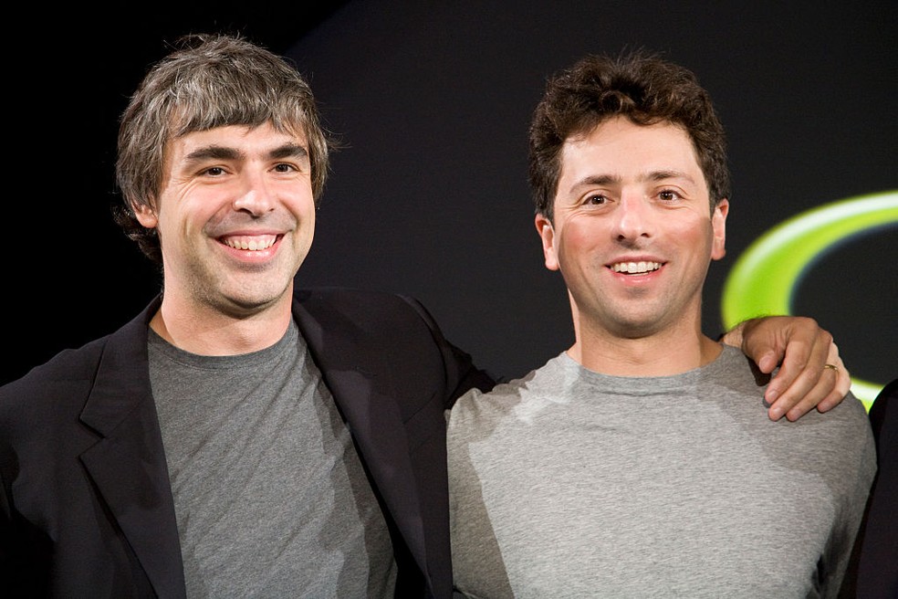 Larry Page e Sergey Brin — Foto: Getty Images