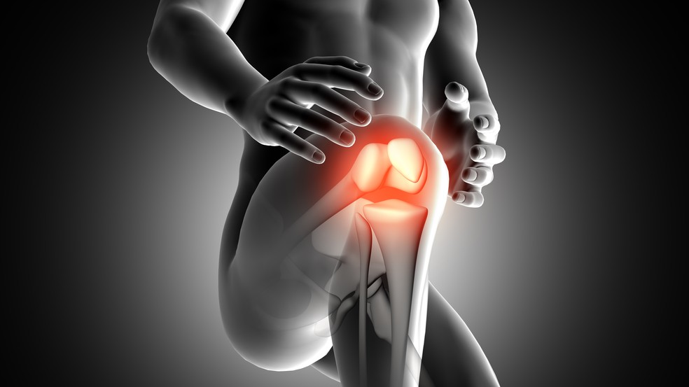 Dores, joelho — Foto: Freepik