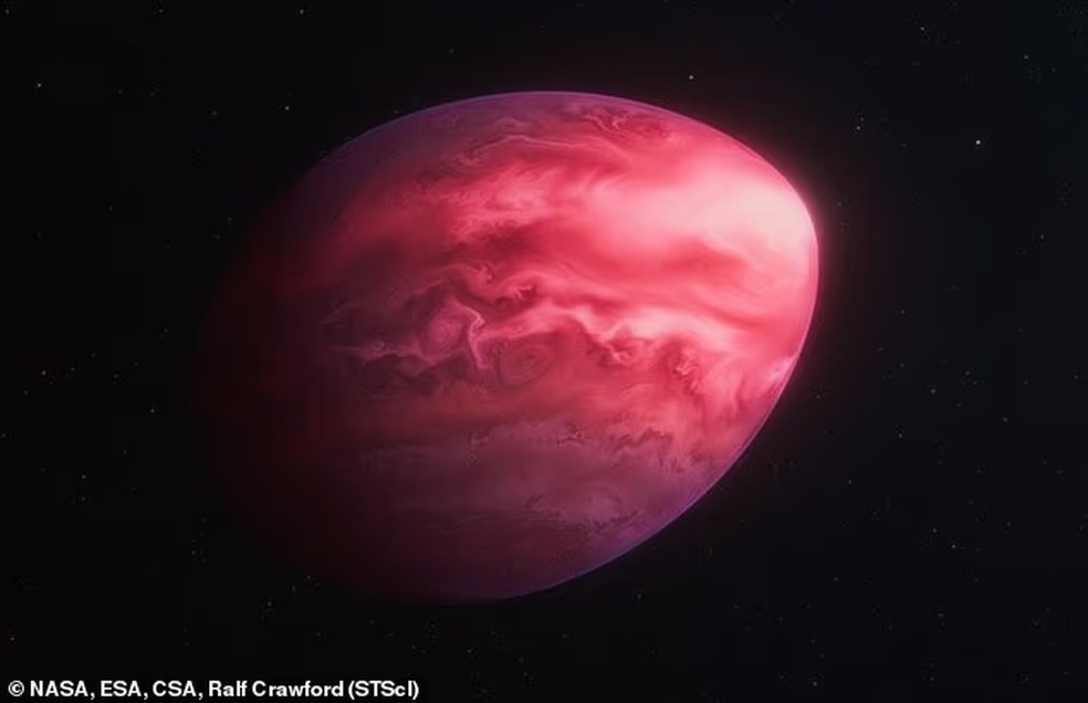 Cientistas ficaram perplexos ao descobrir um planeta bizarro em formato de limão que desafia tudo o que sabemos sobre formação planetária — Foto: Divulgação/Nasa