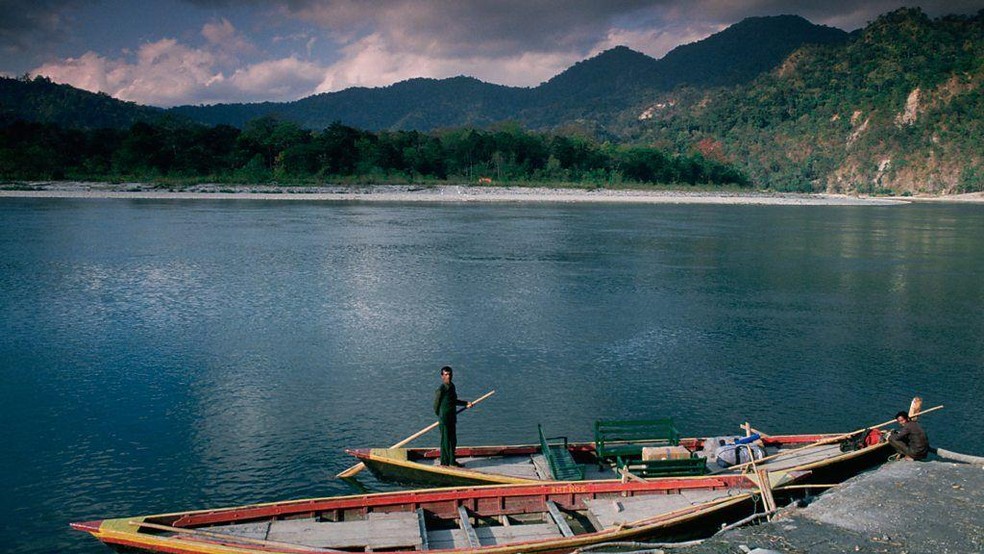 O sul do Butão abriga a mais extensa rede de rios do país — Foto: BBC News fonte
