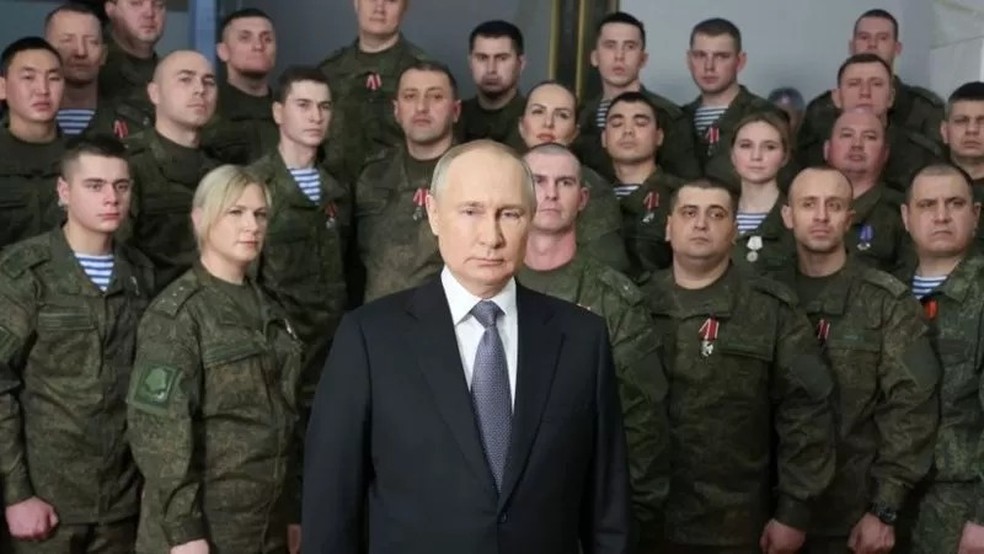 O presidente Putin estava se preparando há muito tempo para a possibilidade de um confronto econômico com o Ocidente — Foto: GETTY IMAGES via BBC