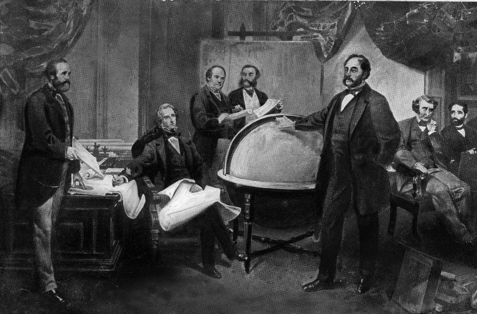 A compra do então território russo do Alasca, em 1867, gerou muitas críticas nos Estados Unidos — Foto: BBC News fonte