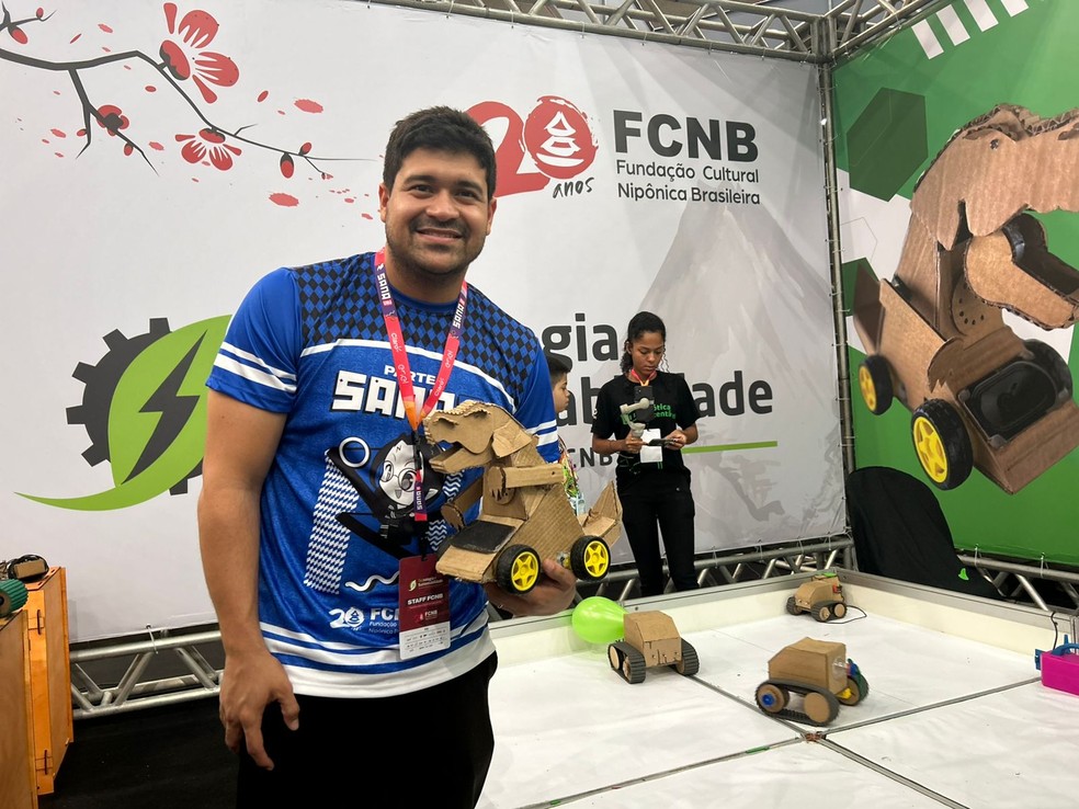 André Albuquerque, do Instituto Robótica Sustentável — Foto: Patrícia Basilio