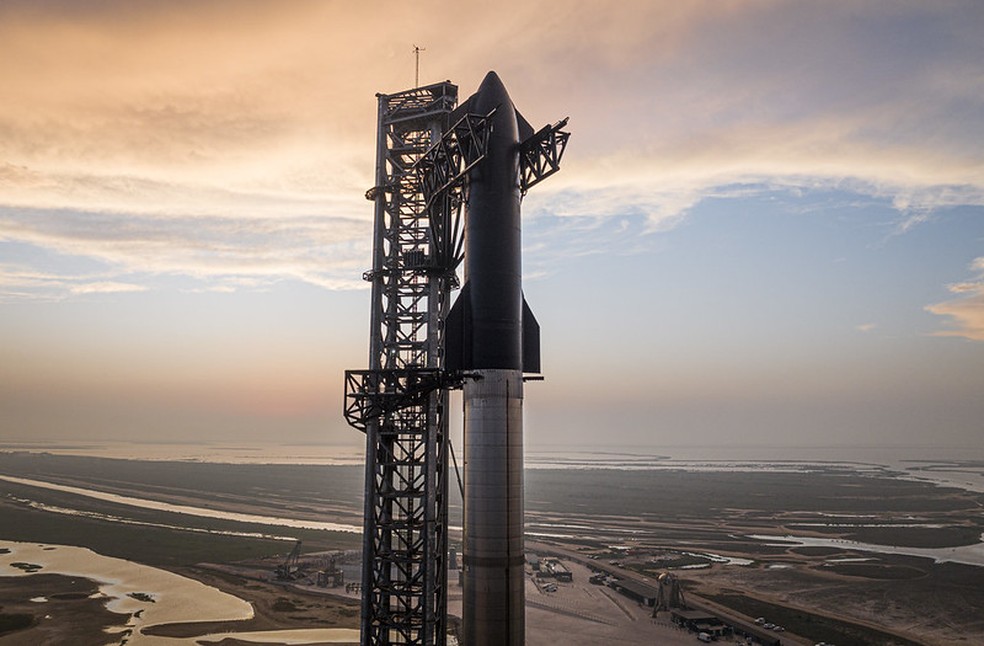 Starship, da SpaceX — Foto: SpaceX Flickr