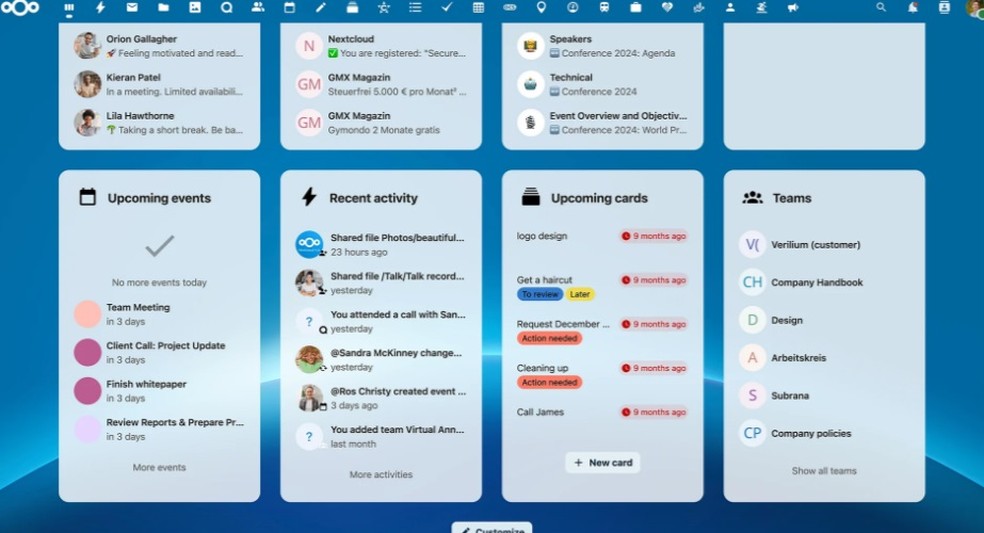 Nextcloud — Foto: Reprodução