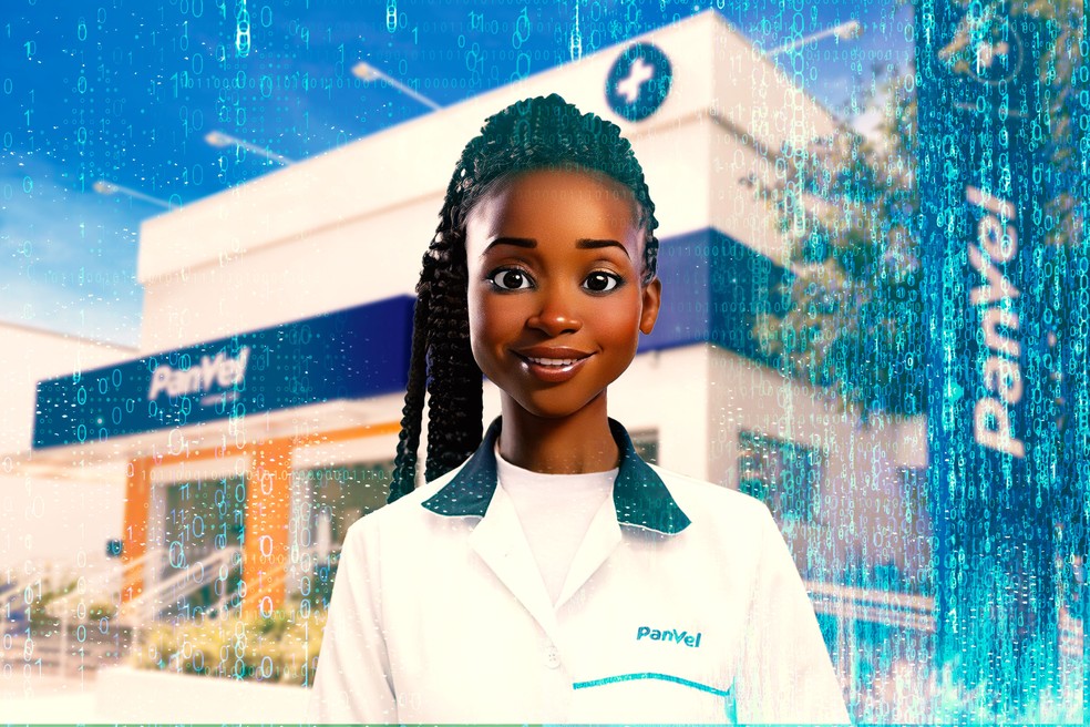 IA Sofia da rede farmacêutica Panvel — Foto: Divulgação/Arte Época Negócios