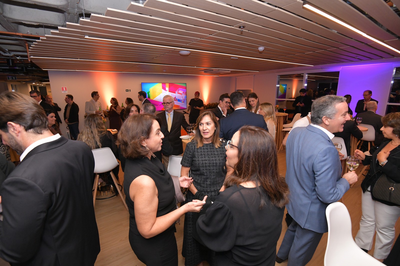 Antes da entrega dos prêmios, os convidados participaram de um coquetel — Foto: Flavio Santana