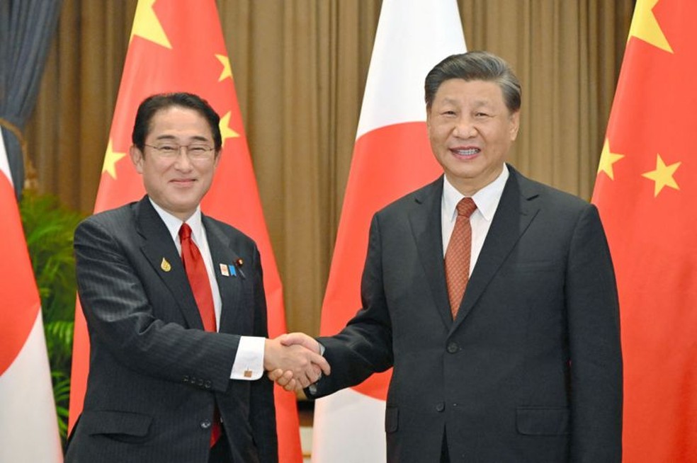 As relações diplomáticas entre o Japão e a China deterioraram-se nos últimos anos — Foto: Getty Images