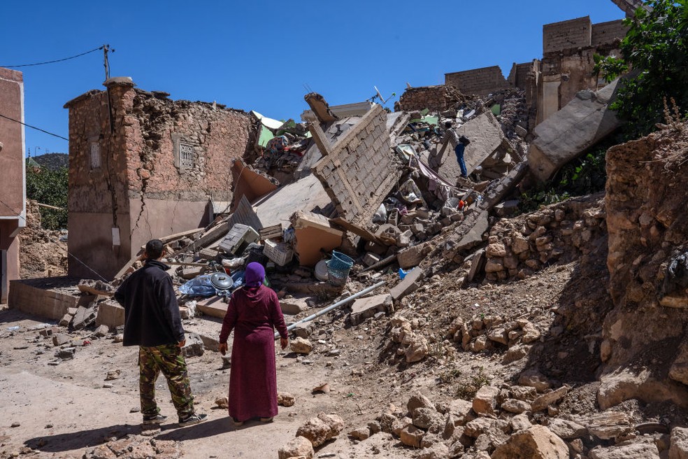 Comissão Europeia aprovou a primeira ajuda humanitária para apoiar Marrocos após forte terremoto — Foto: Carl Court/Getty Images