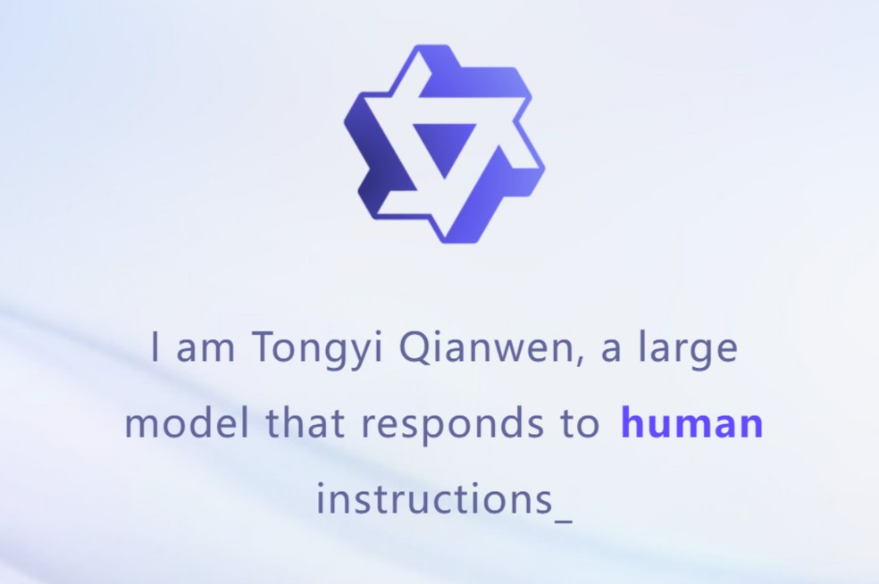 Chatbot de inteligência artificial da Alibaba, o Tongyi Qianwen — Foto: Reprodução/Twitter