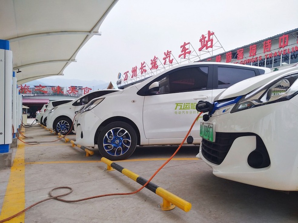 Jornal chinês descreveu como "excessiva" a investigação da Europa sobre os veículos elétricos chineses — Foto: Reprodução