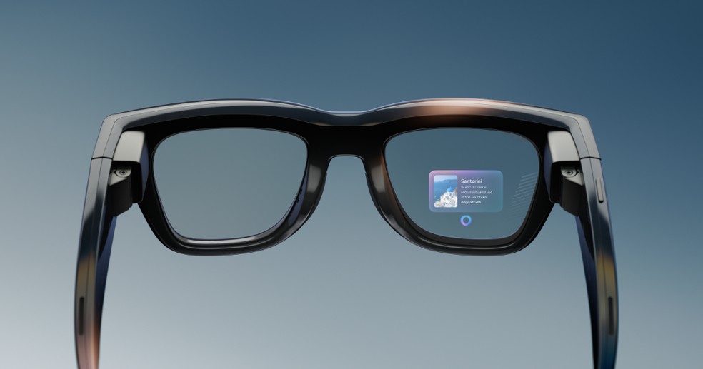 Meta Ray-Ban Display: novo óculos inteligente com IA da Meta — Foto: Meta