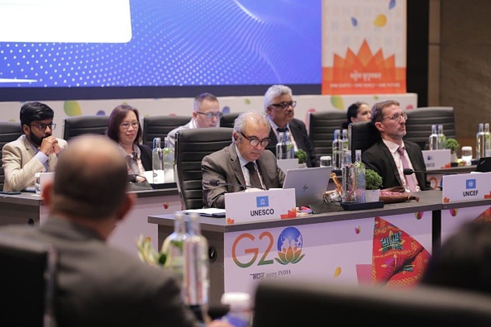 Líderes do G20 podem impedir colapso climático, mas regras precisam mudar, diz chefe da ONU — Foto: Getty Images