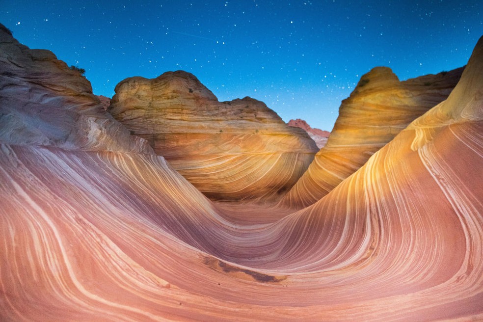 As formações rochosas ficam localizadas no Arizona — Foto: Getty Images
