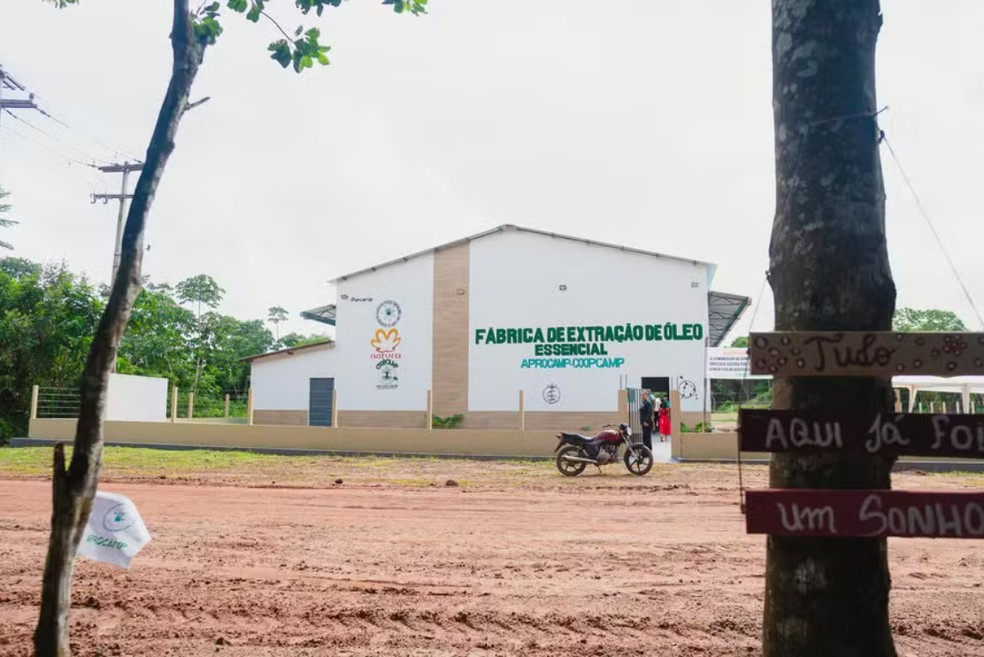 Fábrica de Extração de Óleo é uma dos projetos conectados para ajudar na gestão do negócio em Santo Antônio do Tauá (PA — Foto: Divulgação