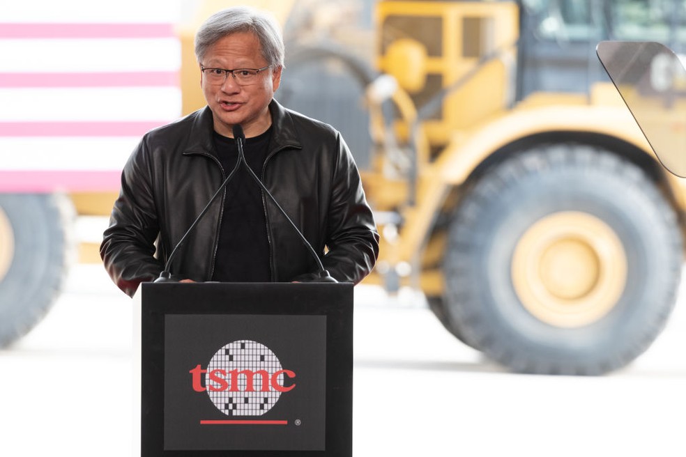 Jensen Huang, CEO da Nvidia — Foto: Getty Images