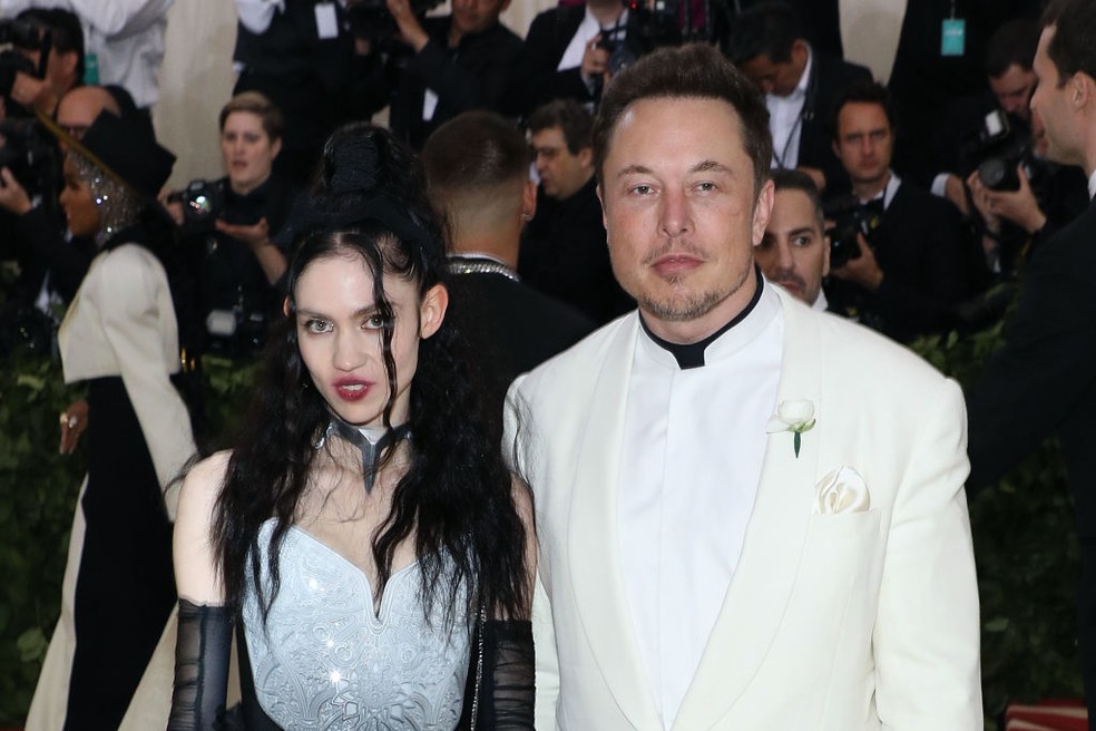 Grimes e Musk — Foto: Taylor Hill/Getty Images